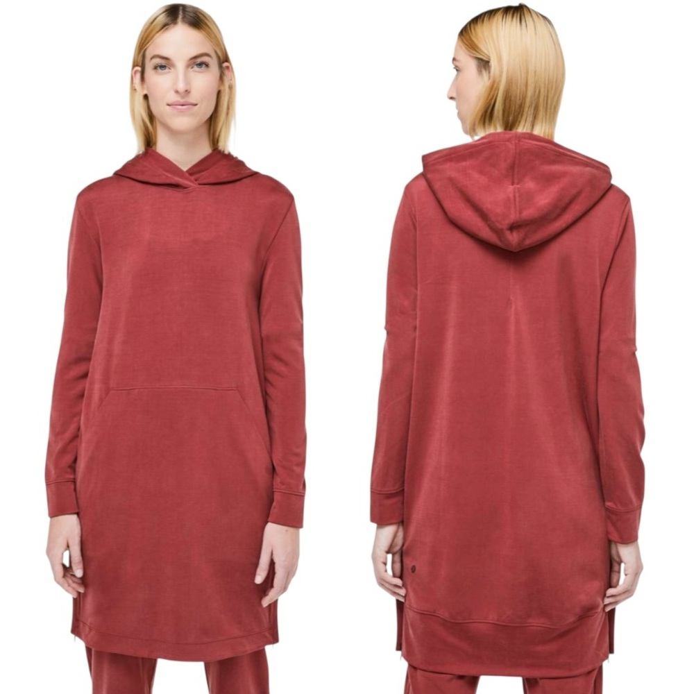 NWOT Lululemon Lab Rappu Zesty Auburn Hoodie Dress Size 6